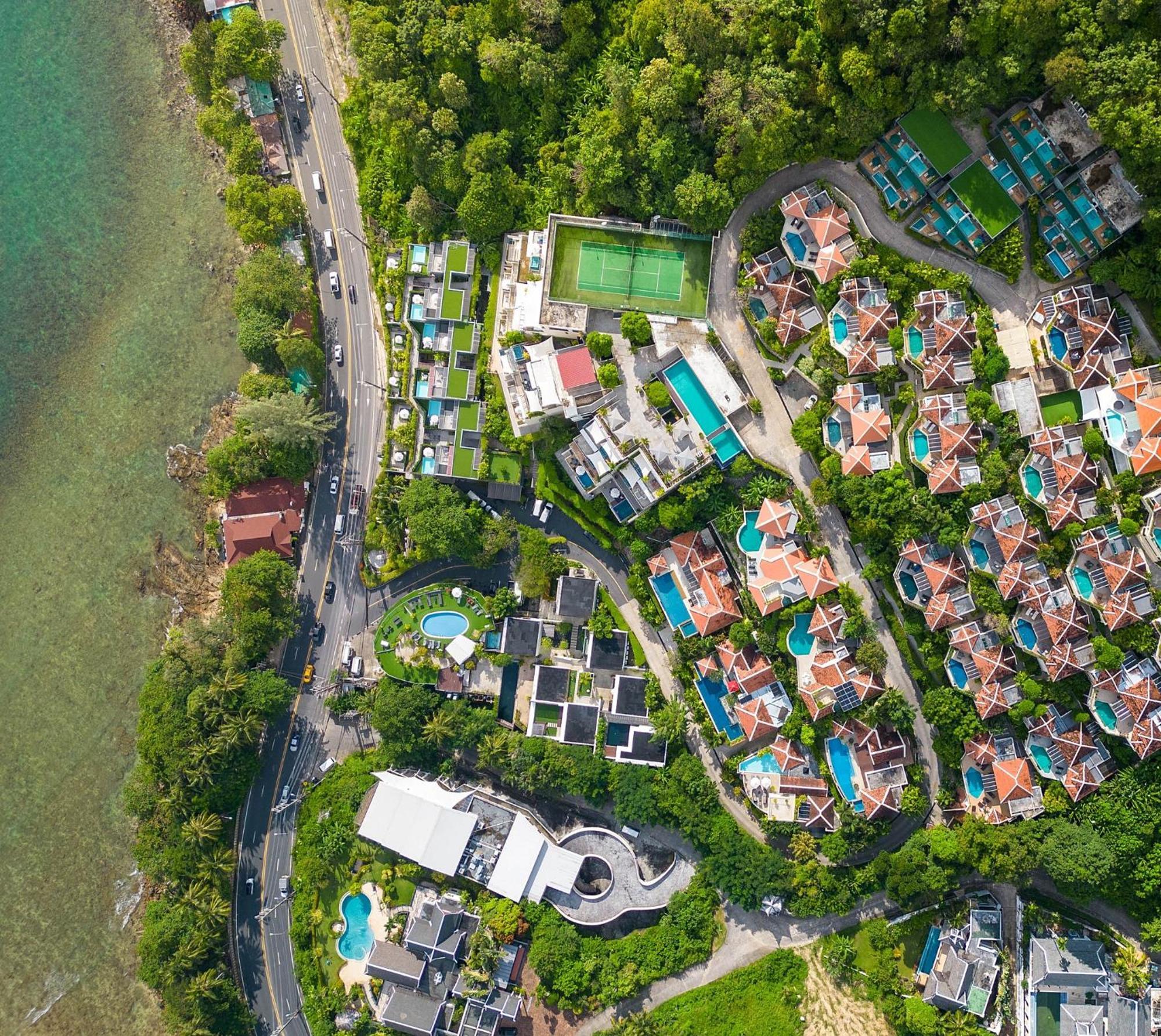 Indochine Resort And Villas - Sha Extra Plus Patong Екстер'єр фото Aerial view of the resort